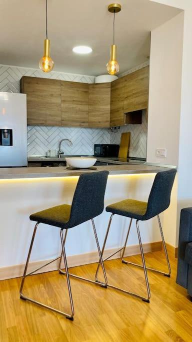 Golden Suite Ocean View & Pool Лос Кристианос Экстерьер фото
