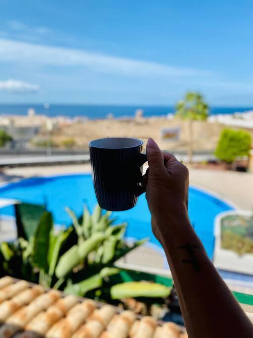 Golden Suite Ocean View & Pool Лос Кристианос Экстерьер фото